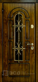 Фото «Дверь с ковкой №11»